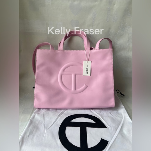 Telfar Medium Bubblegum Shopping Bag - Picture 6 of 10